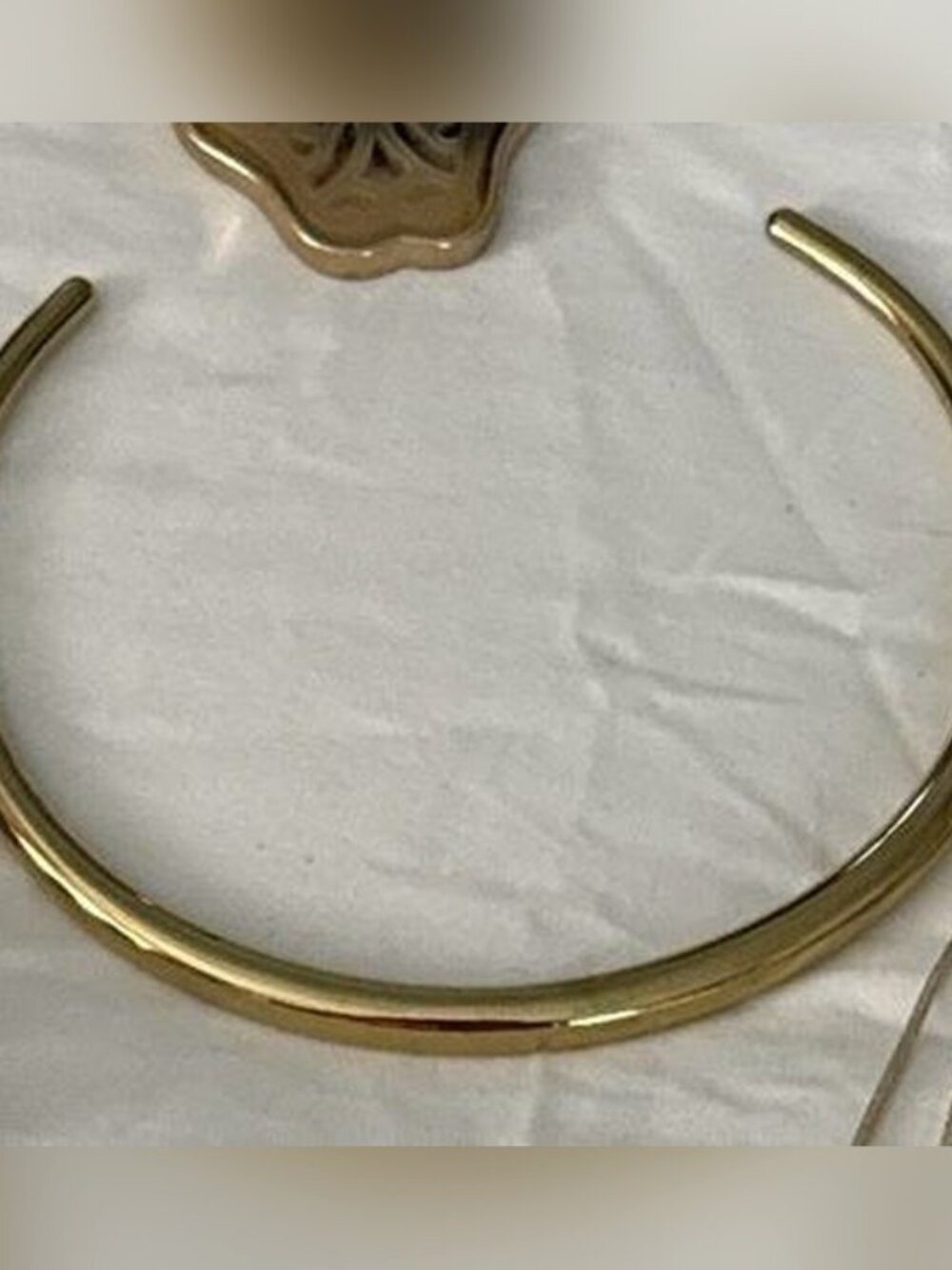 Gold Open Collar Necklace